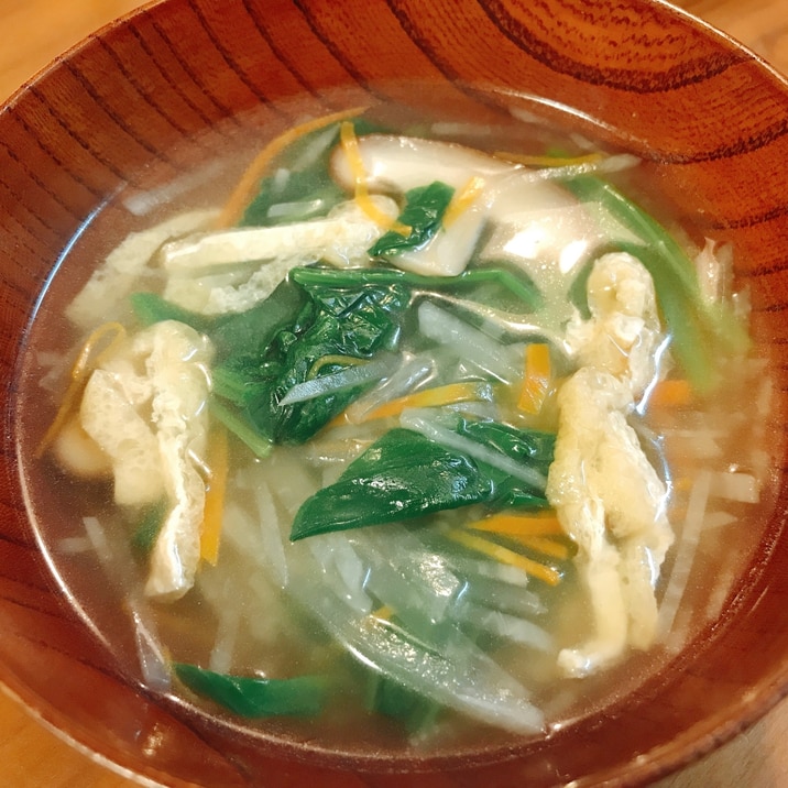具沢山すまし汁